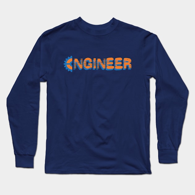 Engineer Long Sleeve T-Shirt by AJ Designz